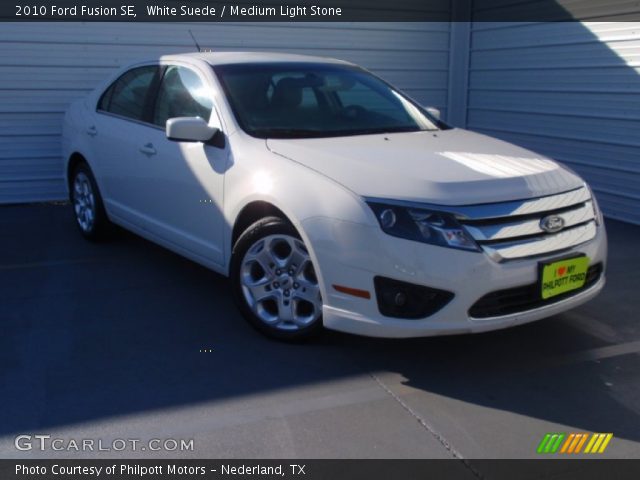 2010 Ford Fusion SE in White Suede
