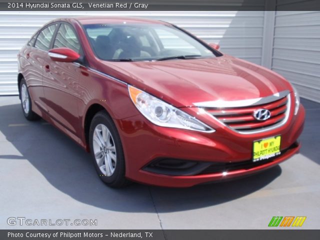 2014 Hyundai Sonata GLS in Venetian Red