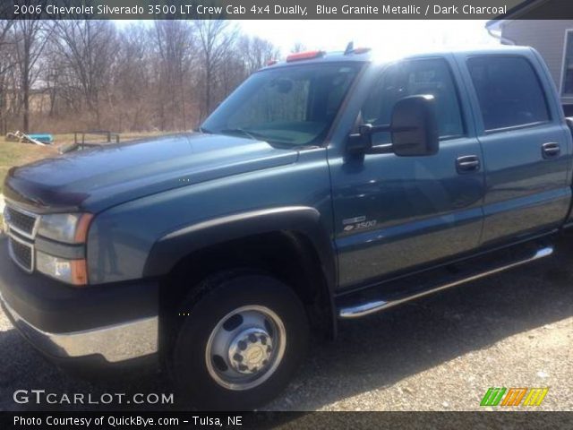 2006 Chevrolet Silverado 3500 LT Crew Cab 4x4 Dually in Blue Granite Metallic