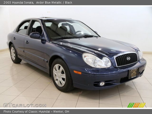 2003 Hyundai Sonata  in Ardor Blue Metallic