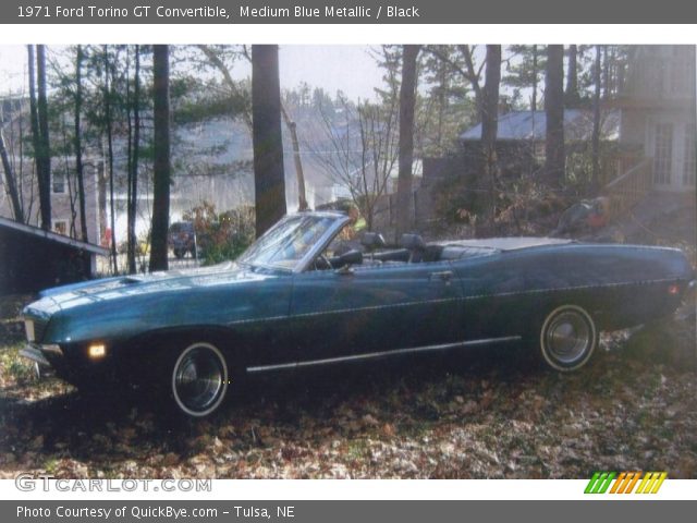 1971 Ford Torino GT Convertible in Medium Blue Metallic