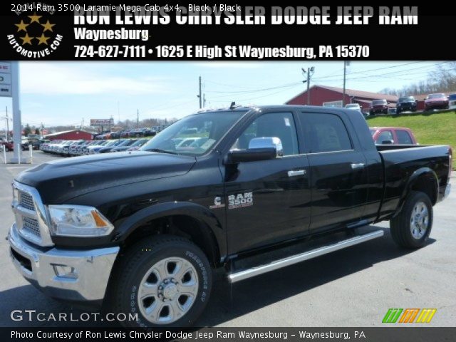 2014 Ram 3500 Laramie Mega Cab 4x4 in Black