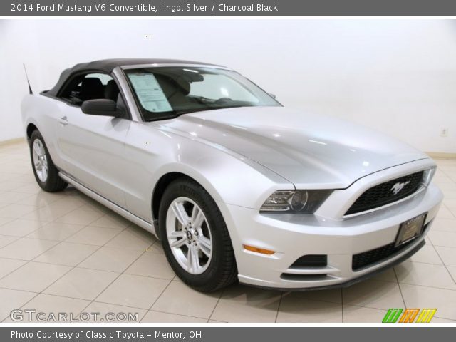 2014 Ford Mustang V6 Convertible in Ingot Silver