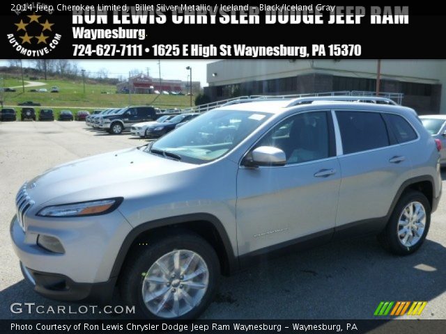 2014 Jeep Cherokee Limited in Billet Silver Metallic