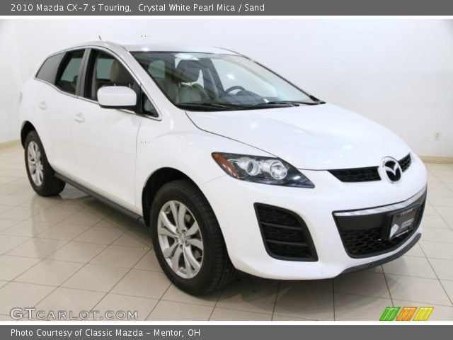 2010 Mazda CX-7 s Touring in Crystal White Pearl Mica