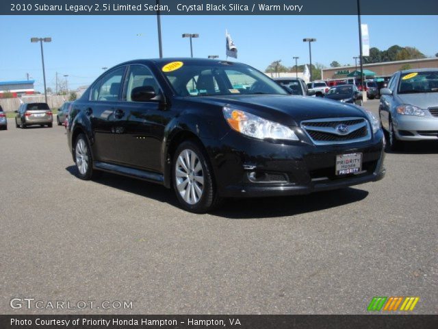 2010 Subaru Legacy 2.5i Limited Sedan in Crystal Black Silica