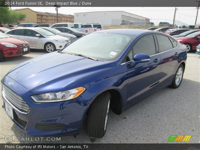 2014 Ford Fusion SE in Deep Impact Blue