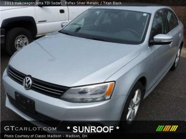 2011 Volkswagen Jetta TDI Sedan in Reflex Silver Metallic