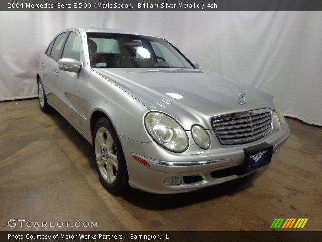 2004 Mercedes-Benz E 500 4Matic Sedan in Brilliant Silver Metallic