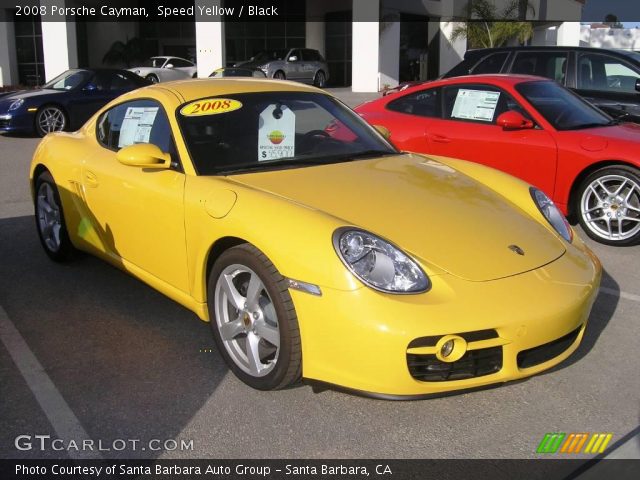 2008 Porsche Cayman  in Speed Yellow