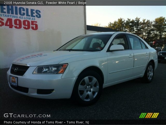 2008 Hyundai Sonata GLS in Powder White Pearl