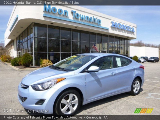 2011 Hyundai Elantra GLS in Blue Sky Metallic