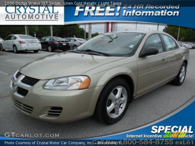 2006 Dodge Stratus SXT Sedan in Linen Gold Metallic