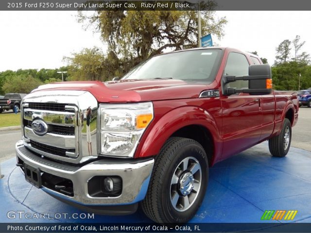 2015 Ford F250 Super Duty Lariat Super Cab in Ruby Red