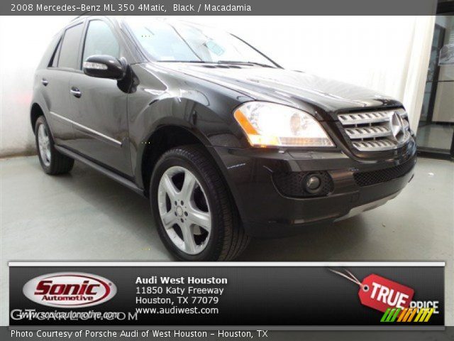 2008 Mercedes-Benz ML 350 4Matic in Black