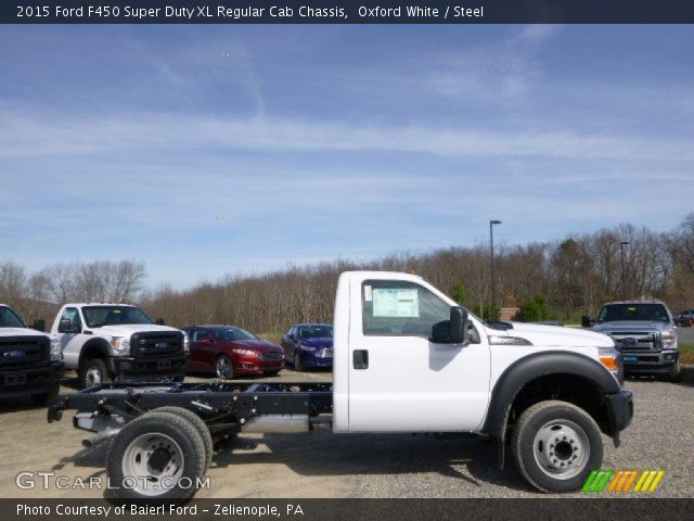 2015 Ford F450 Super Duty XL Regular Cab Chassis in Oxford White