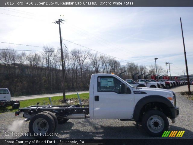 2015 Ford F450 Super Duty XL Regular Cab Chassis in Oxford White