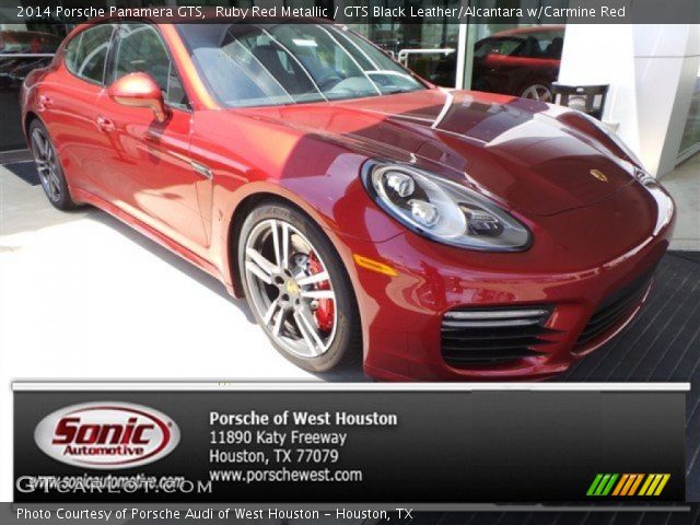 2014 Porsche Panamera GTS in Ruby Red Metallic