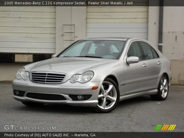2005 Mercedes-Benz C 230 Kompressor Sedan in Pewter Silver Metallic