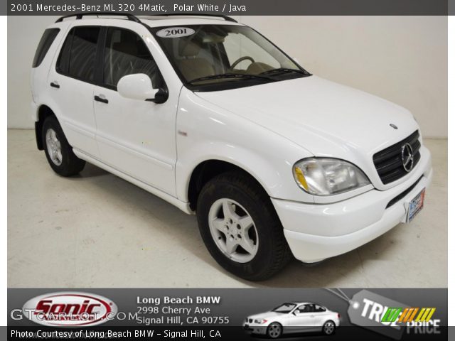 2001 Mercedes-Benz ML 320 4Matic in Polar White