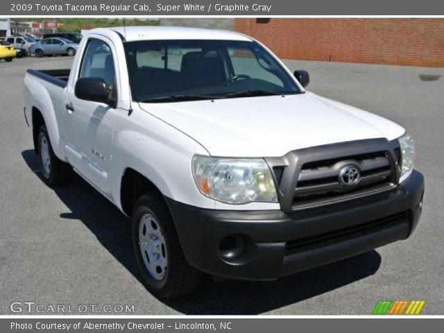 2009 Toyota Tacoma Regular Cab in Super White