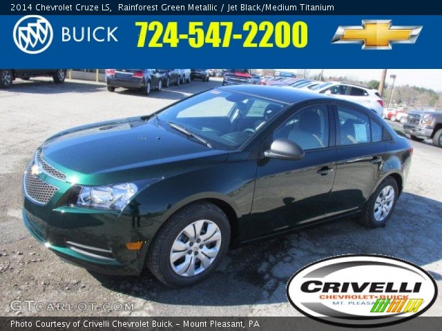 2014 Chevrolet Cruze LS in Rainforest Green Metallic