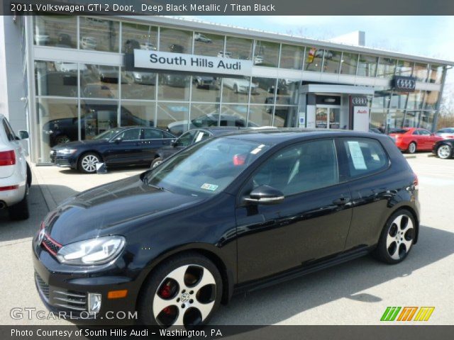 2011 Volkswagen GTI 2 Door in Deep Black Metallic