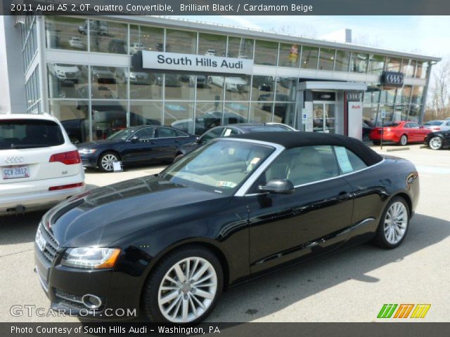 2011 Audi A5 2.0T quattro Convertible in Brilliant Black
