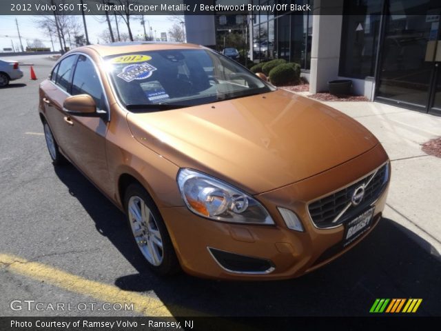 2012 Volvo S60 T5 in Vibrant Copper Metallic