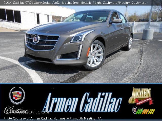 2014 Cadillac CTS Luxury Sedan AWD in Mocha Steel Metallic