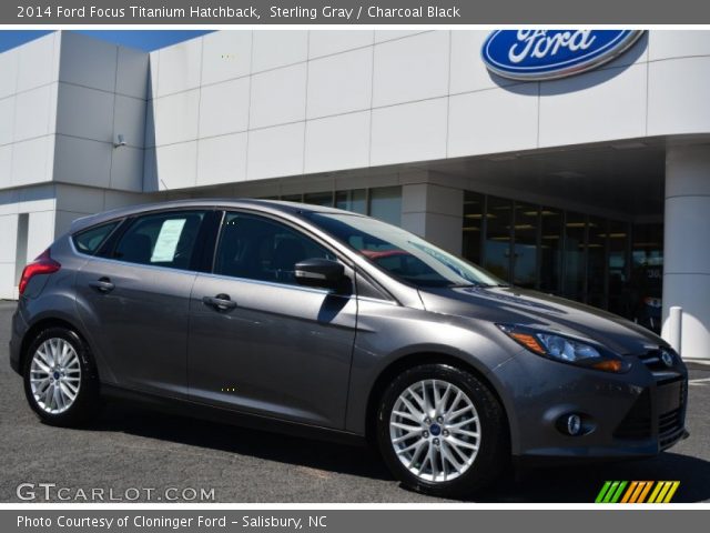 2014 Ford Focus Titanium Hatchback in Sterling Gray