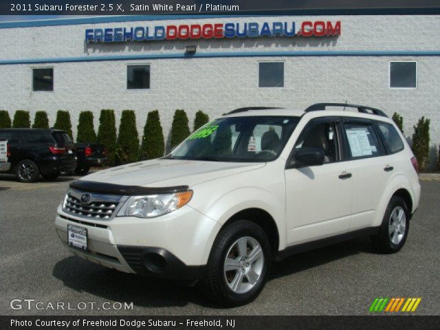 2011 Subaru Forester 2.5 X in Satin White Pearl