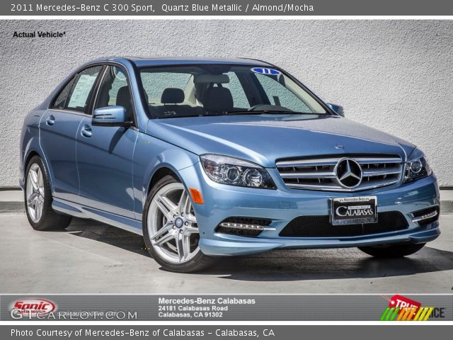 2011 Mercedes-Benz C 300 Sport in Quartz Blue Metallic