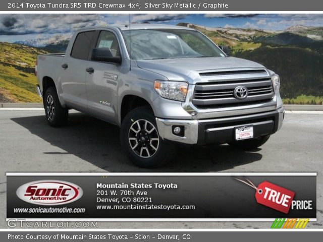 2014 Toyota Tundra SR5 TRD Crewmax 4x4 in Silver Sky Metallic