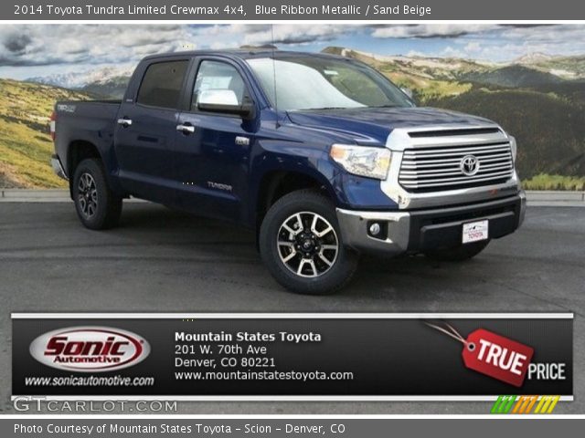 2014 Toyota Tundra Limited Crewmax 4x4 in Blue Ribbon Metallic