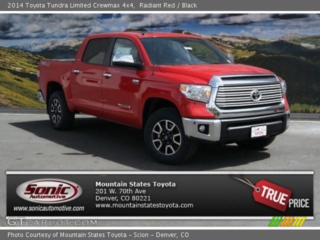 2014 Toyota Tundra Limited Crewmax 4x4 in Radiant Red