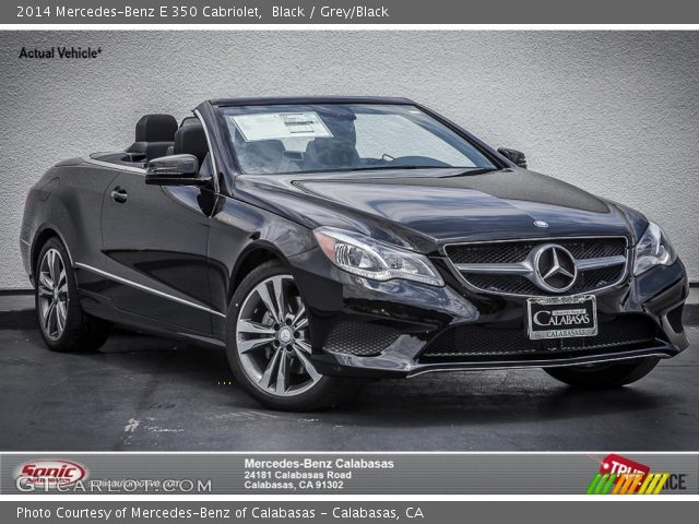 2014 Mercedes-Benz E 350 Cabriolet in Black