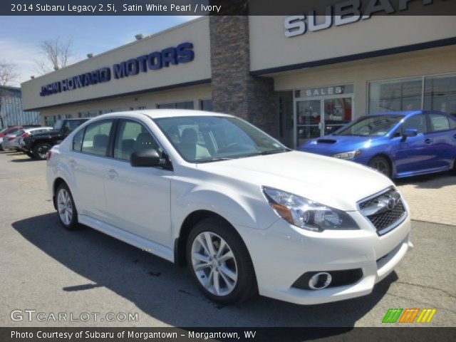 2014 Subaru Legacy 2.5i in Satin White Pearl