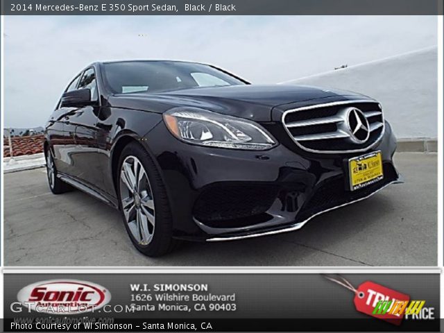 2014 Mercedes-Benz E 350 Sport Sedan in Black