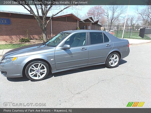 2008 Saab 9-5 2.3T Sedan in Titan Gray Metallic