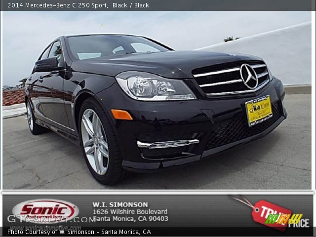 2014 Mercedes-Benz C 250 Sport in Black