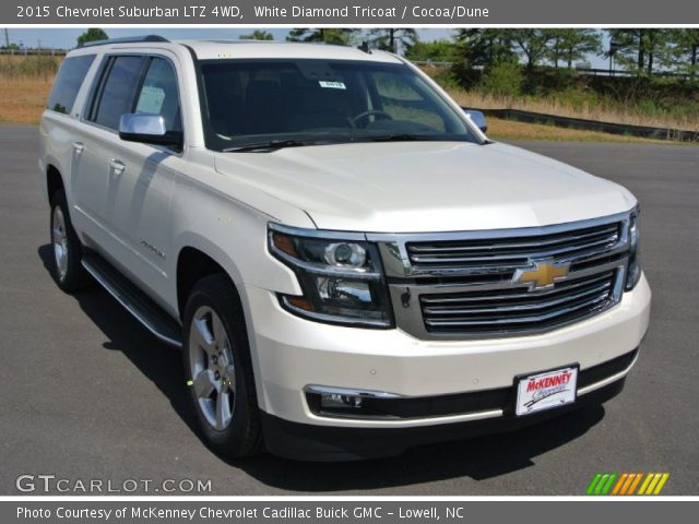 2015 Chevrolet Suburban LTZ 4WD in White Diamond Tricoat