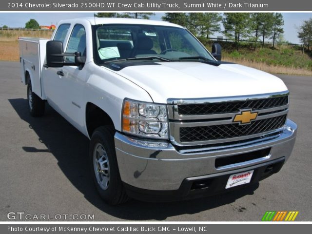 2014 Chevrolet Silverado 2500HD WT Crew Cab Utlity Truck in Summit White