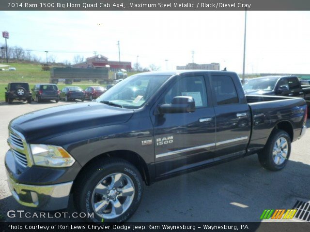 2014 Ram 1500 Big Horn Quad Cab 4x4 in Maximum Steel Metallic