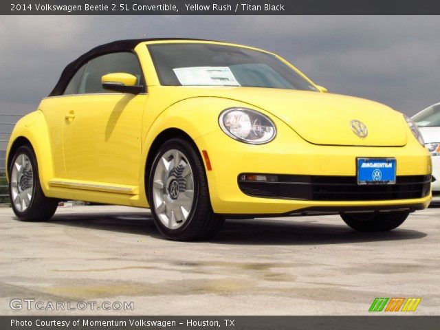 2014 Volkswagen Beetle 2.5L Convertible in Yellow Rush