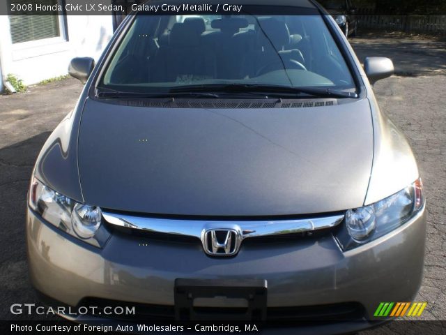 2008 Honda Civic LX Sedan in Galaxy Gray Metallic