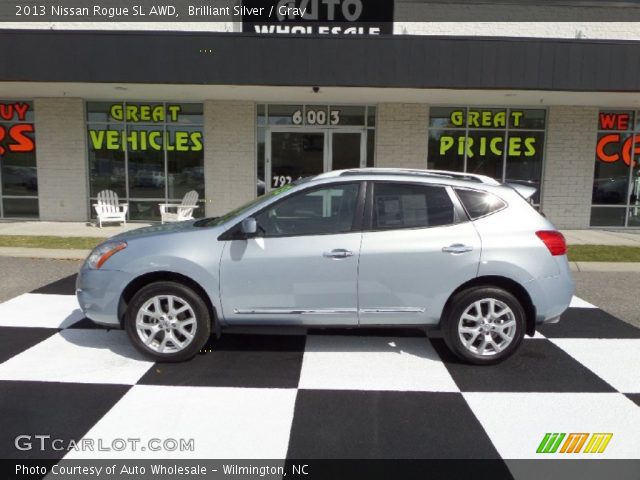 2013 Nissan Rogue SL AWD in Brilliant Silver