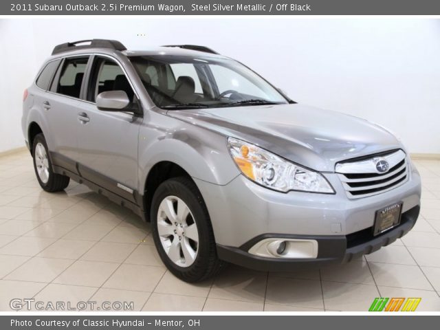 2011 Subaru Outback 2.5i Premium Wagon in Steel Silver Metallic