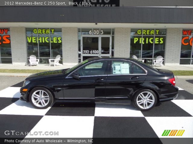 2012 Mercedes-Benz C 250 Sport in Black