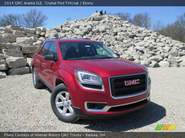 2014 GMC Acadia SLE in Crystal Red Tintcoat